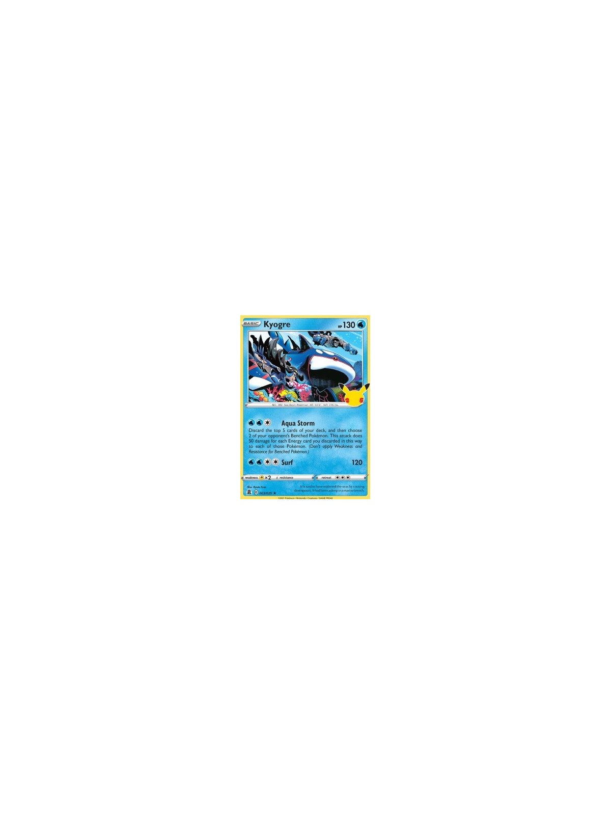 Kyogre (CEL 003)