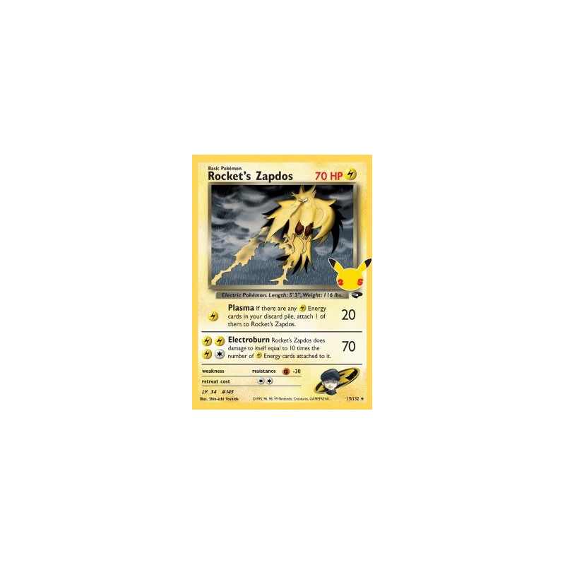 Rocket’s Zapdos (CEL GC15)