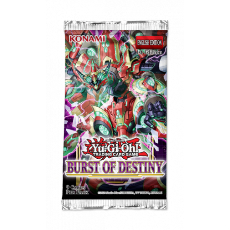 Yu-Gi-Oh! - Burst of Destiny Booster - 1 PackBoxen, Boosters en Accessoires € 3,99 Boxen, Boosters en Accessoires
