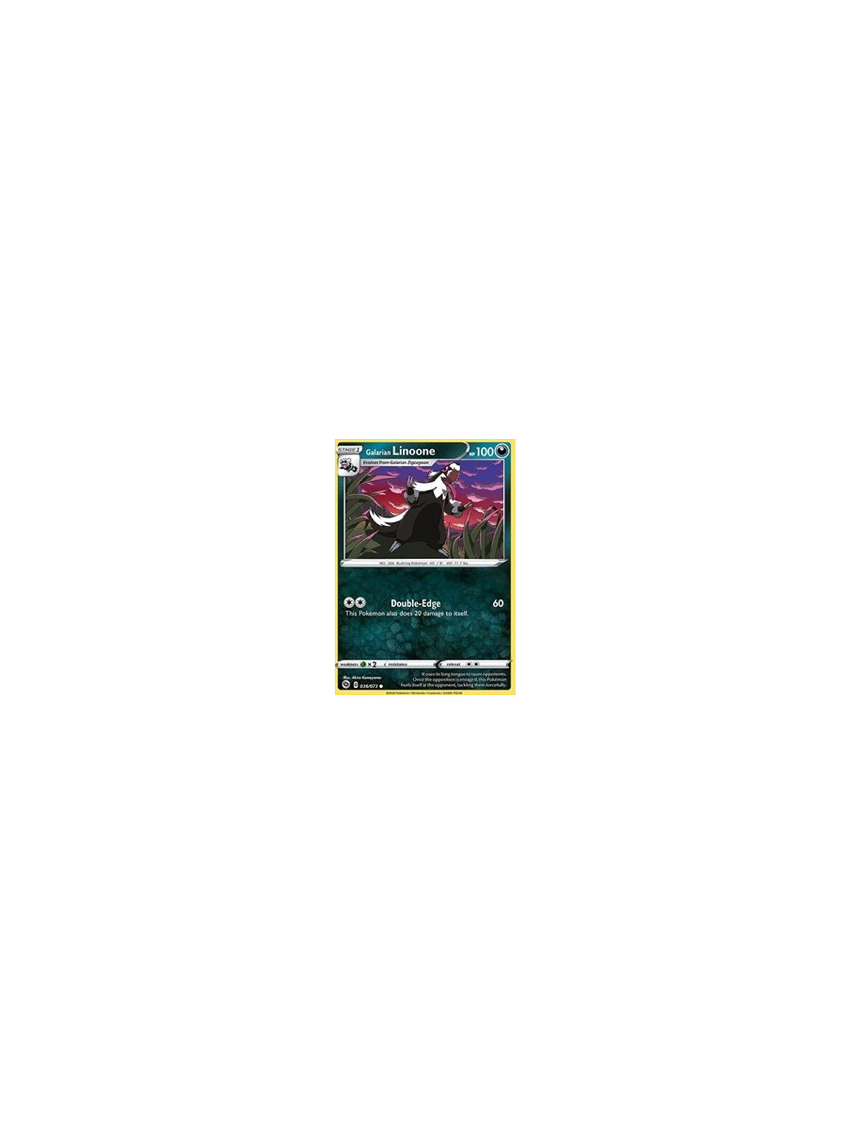CPA 036/073 � Galarian Linoone 