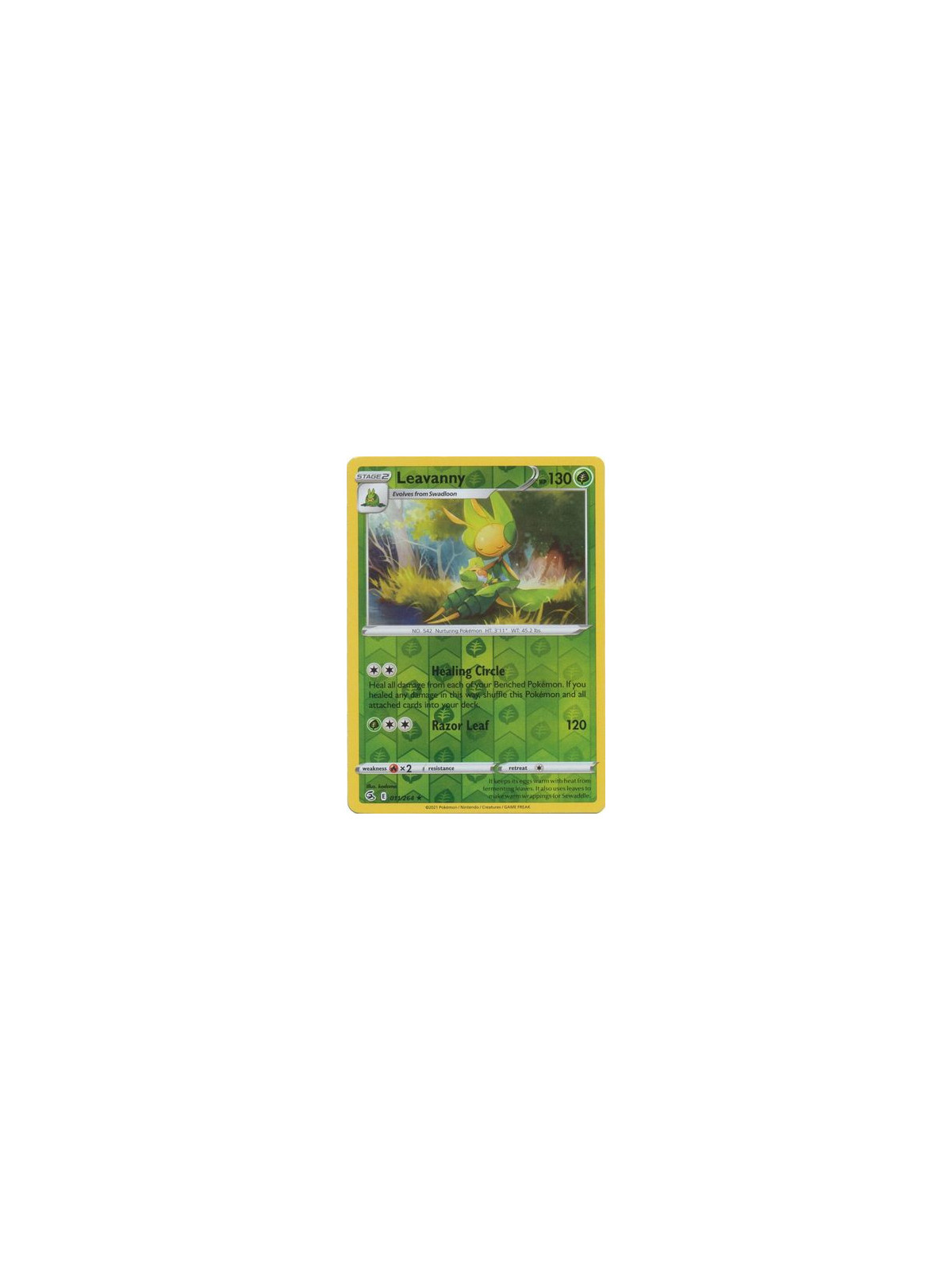 FST 011/264 - Leavanny - Reverse Holo