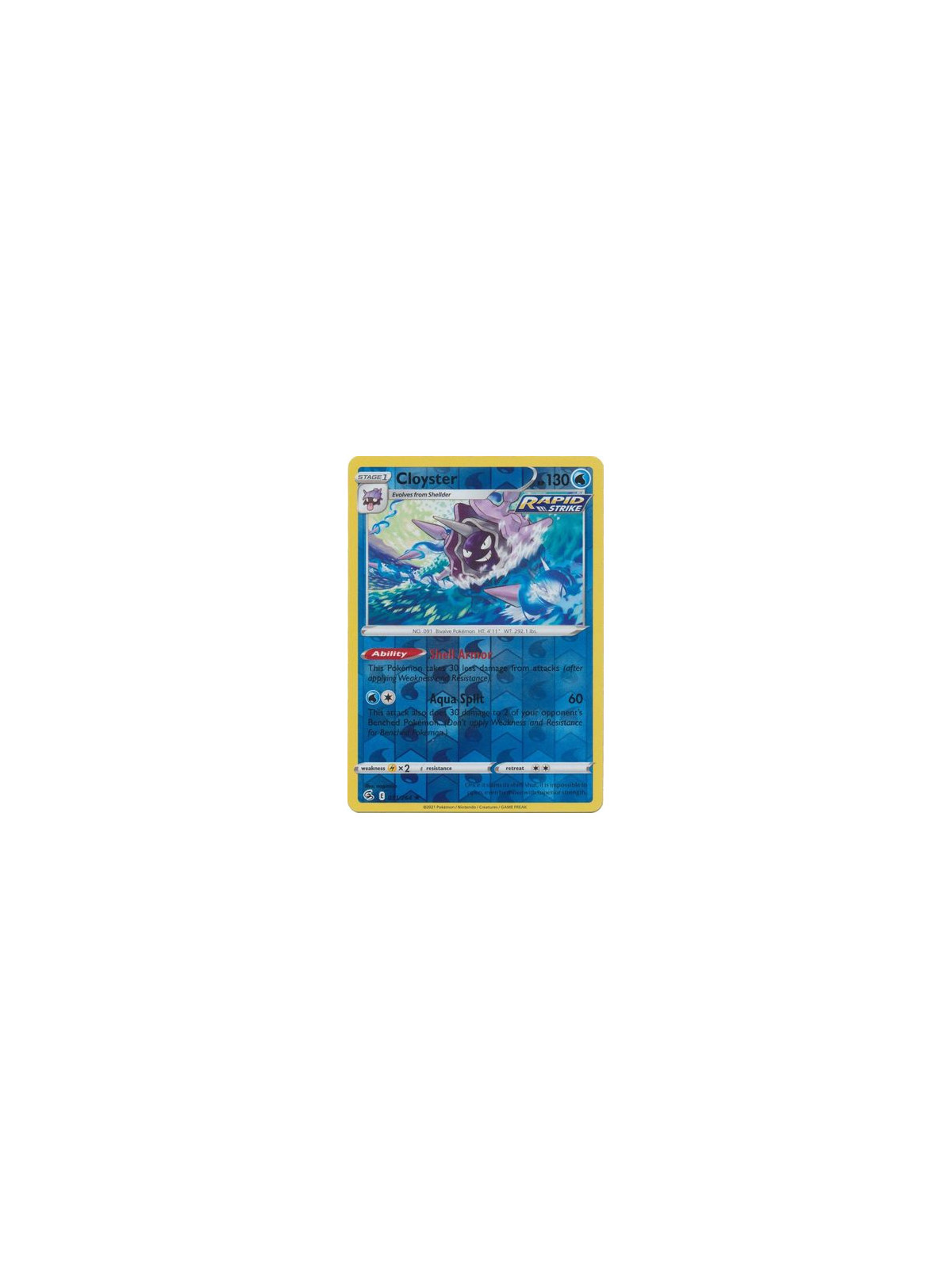 FST 051/264 � Cloyster � Reverse Holo