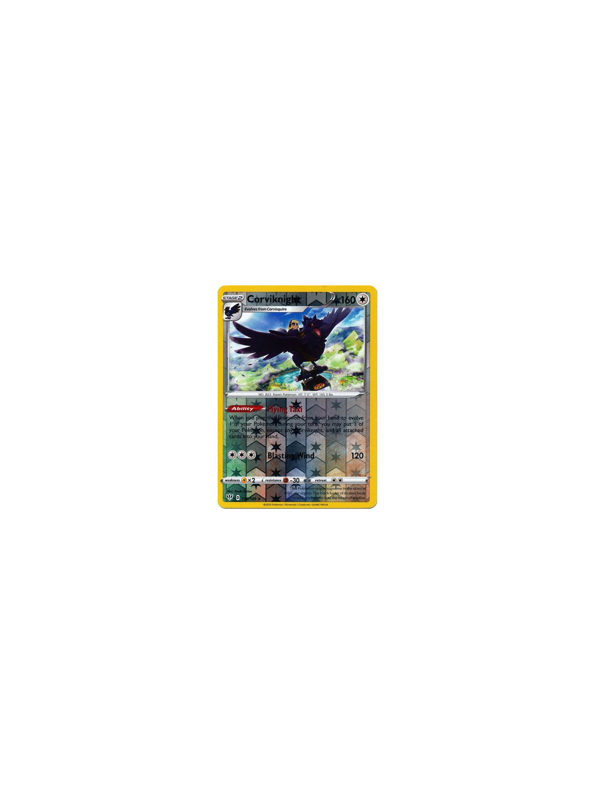 DAA 156/189 - Corviknight - Reverse Holo