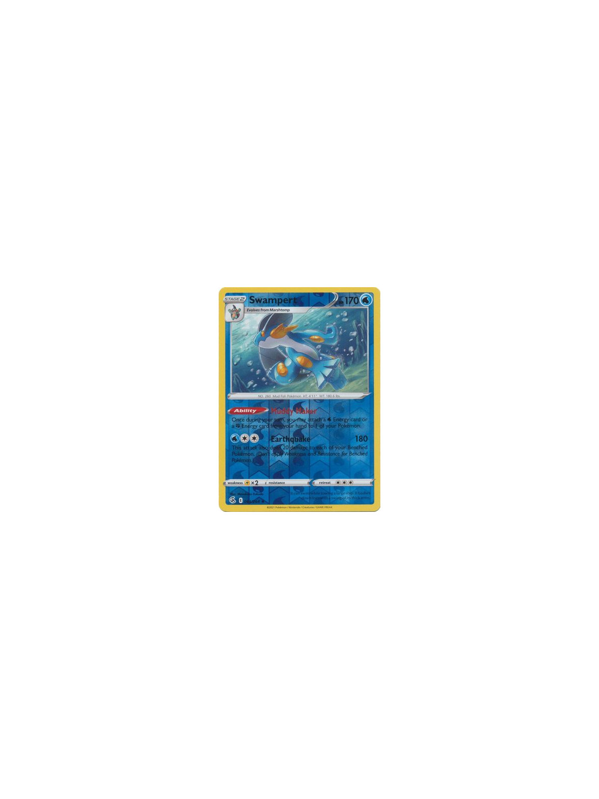 FST 064/264 � Swampert � Reverse Holo