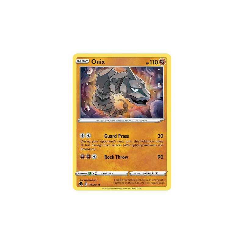 Crystal Onix Custom Pokemon Card