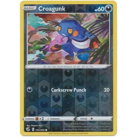 FST 165/264 � Croagunk � Reverse Holo