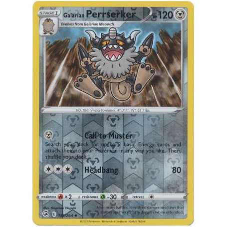 FST 181/264 � Galarian Perrserker � Reverse Holo