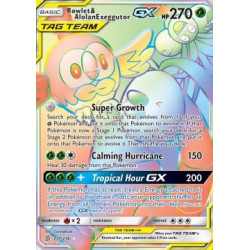 UNM 237 - Rowlet & Alolan Exeggutor GX UNM 237/236 - Rowlet & Alolan Exeggutor GX