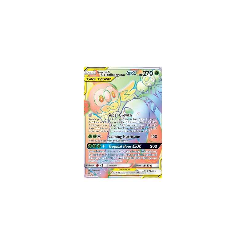 UNM 237/236 - Rowlet & Alolan Exeggutor GX