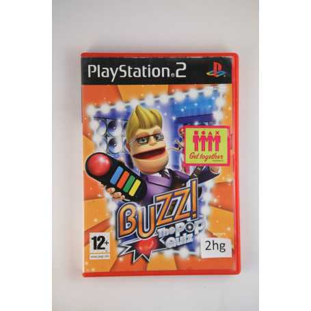presentatie vasthouden scherm Buzz! The Pop Quiz - PS2 PlayStation