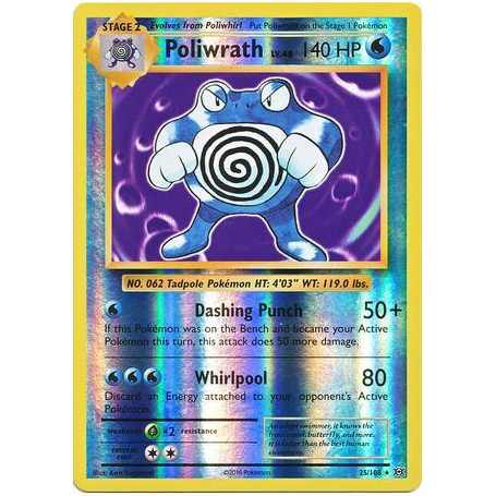 EVO 025 - Poliwrath - Reverse Holo