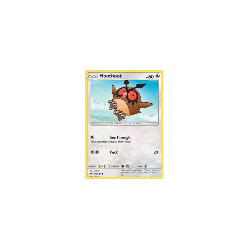 BUS 106/147 - Hoothoot