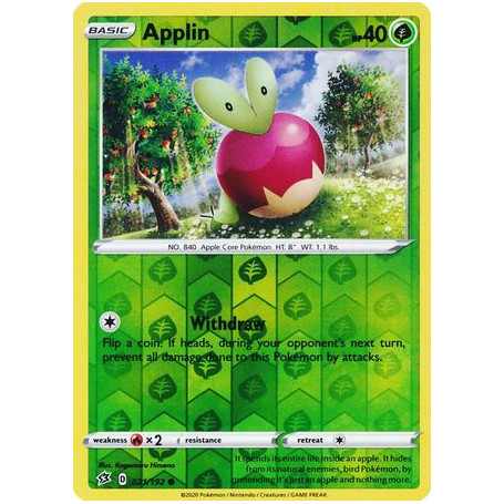 RCL 021/192 - Applin - Reverse Holo