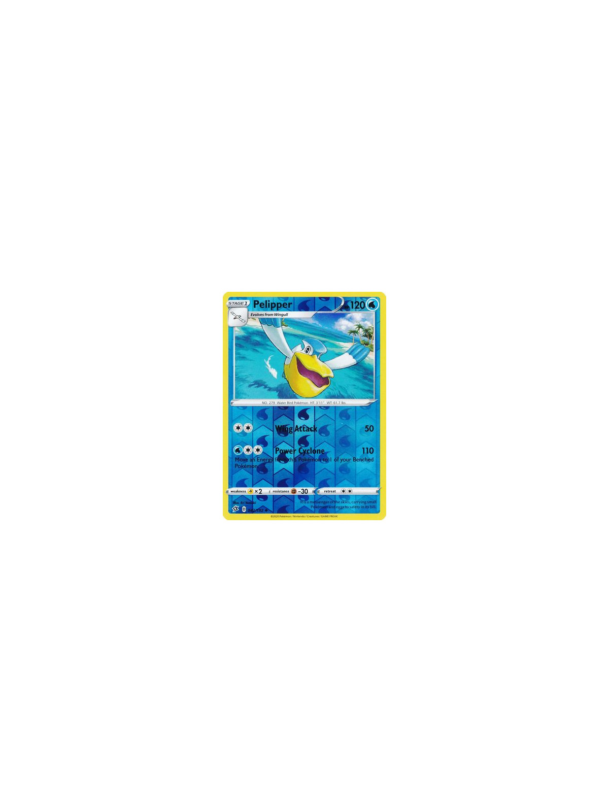 RCL 042 - Pelipper - Reverse HoloRebel Clash Rebel Clash€ 0,35 Rebel Clash