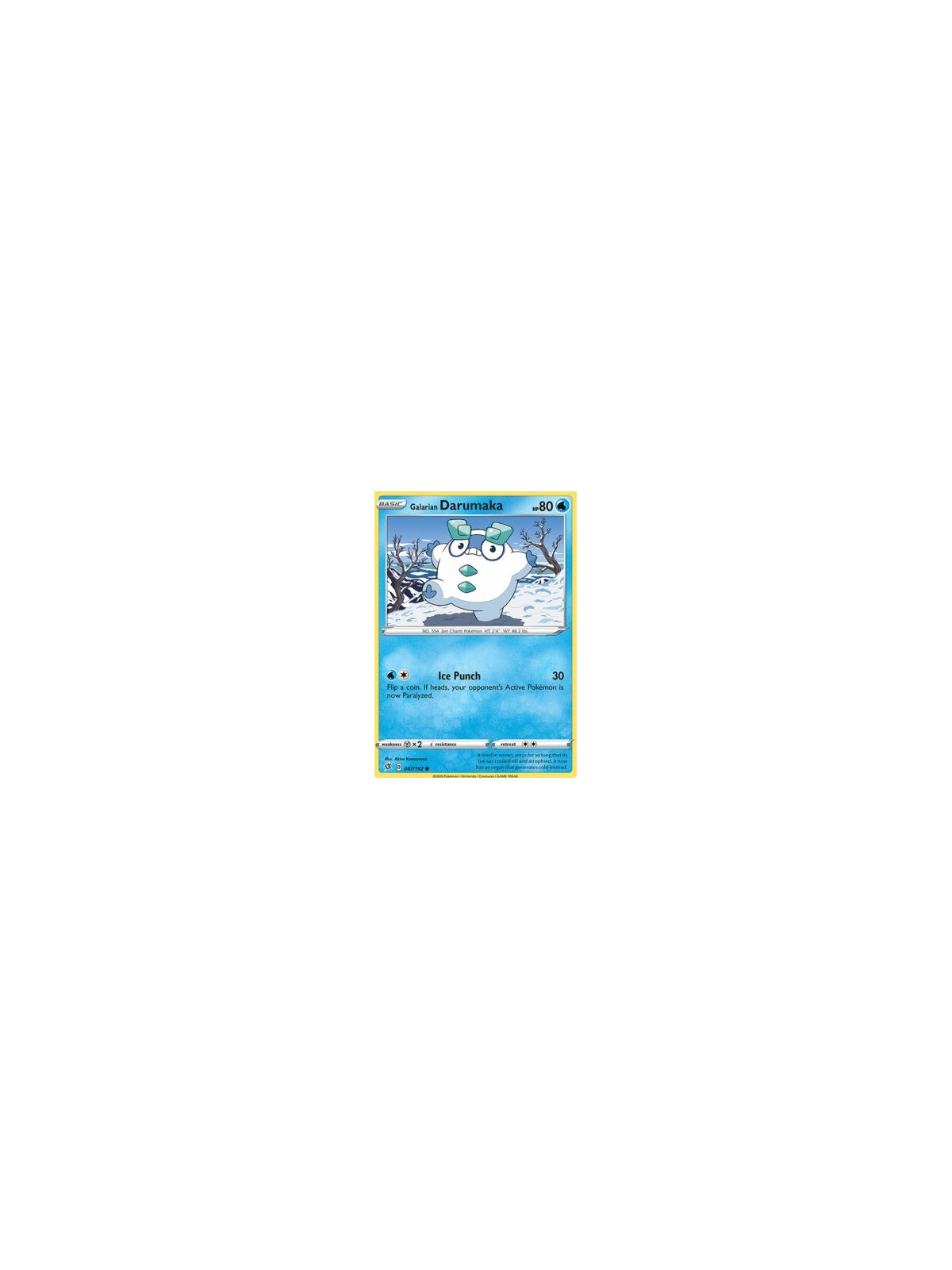 RCL 047/192 - Galarian Darumaka 