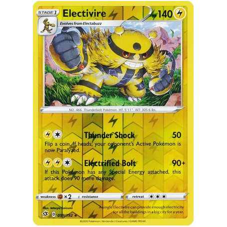 RCL 059 - Electivire - Reverse HoloRebel Clash Rebel Clash€ 0,75 Rebel Clash