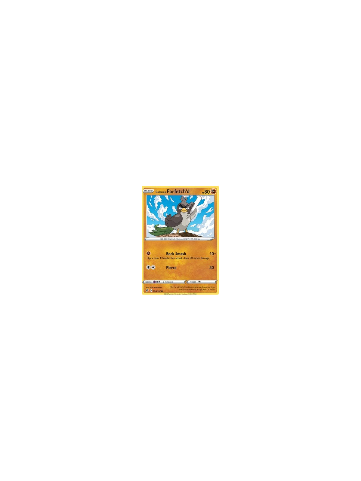 RCL 094/192 - Galarian Farfetch'd 