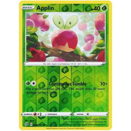 RCL 020/192 - Applin - Reverse Holo