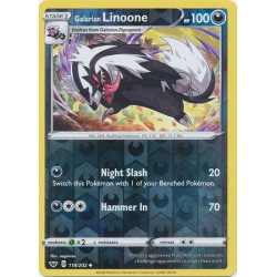SSH 118 - Galarian Linoone - Reverse Holo SSH 118 - Galarian Linoone - Reverse HoloSword and Shield Sword & Shield€ 0,40 Sword and Shield