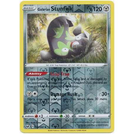 SSH 132 - Galarian Stunfisk - Reverse HoloSword and Shield Sword & Shield€ 0,40 Sword and Shield