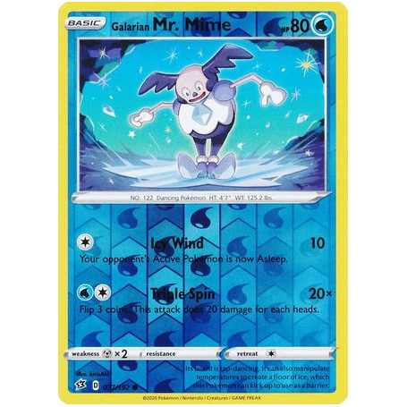 RCL 037/192 - Galarian Mr. Mime - Reverse Holo