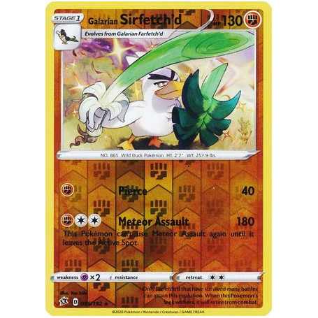 RCL 095 - Galarian Sirfetch'd - Reverse HoloRebel Clash Rebel Clash€ 0,99 Rebel Clash