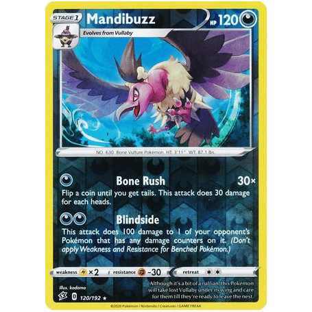 RCL 120 - Mandibuzz - Reverse HoloRebel Clash Rebel Clash€ 0,50 Rebel Clash