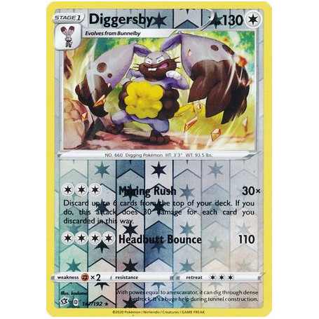 RCL 147/192 - Diggersby - Reverse Holo