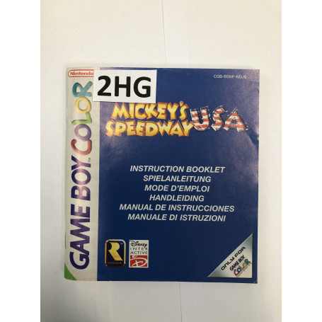 Mickey's Speedway USA (Manual)Game Boy Color Manuals CGB-BSNP-NEU6€ 3,95 Game Boy Color Manuals