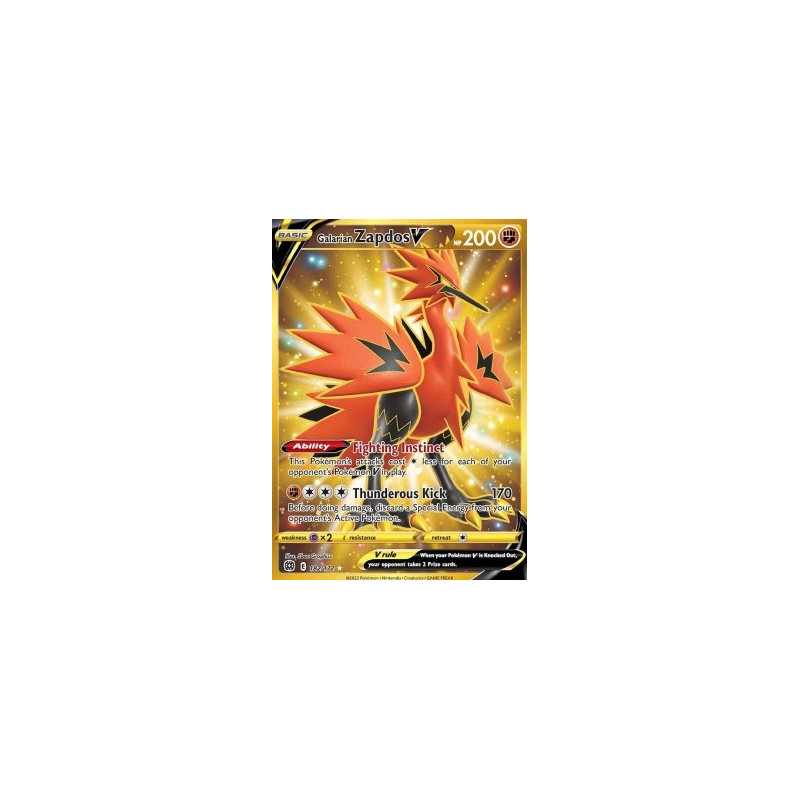 BRS 182 - Galarian Zapdos V - 