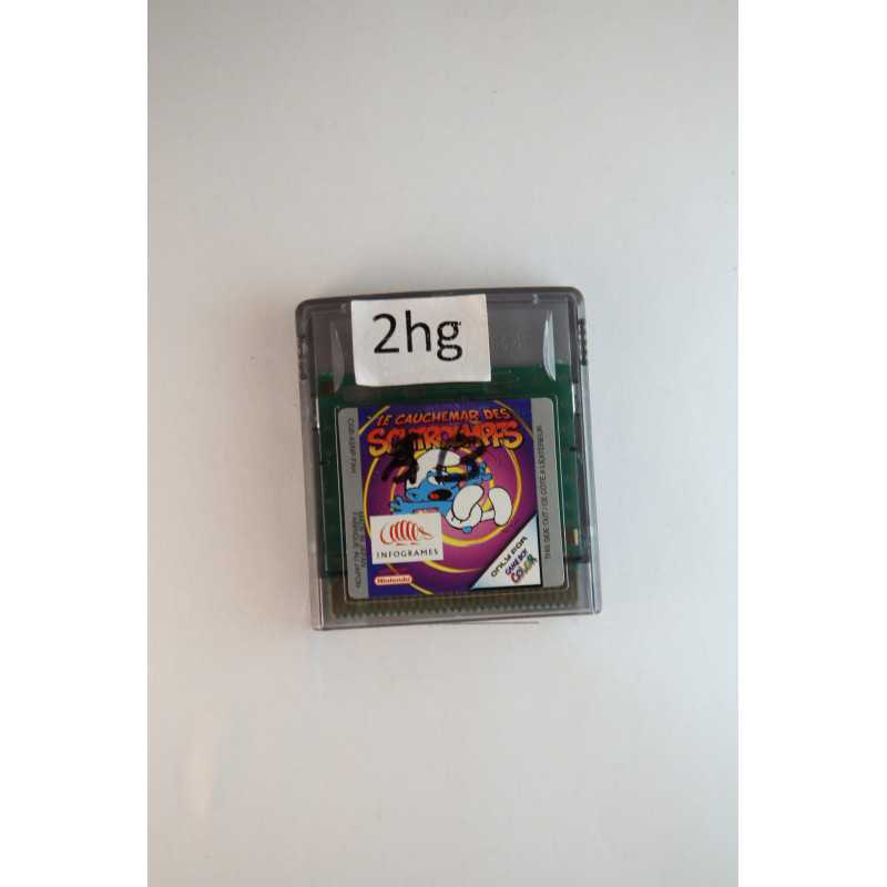 LE CAUCHEMAR DES Schtroumpfs Game boy Color neuf sealed très rare ! EUR