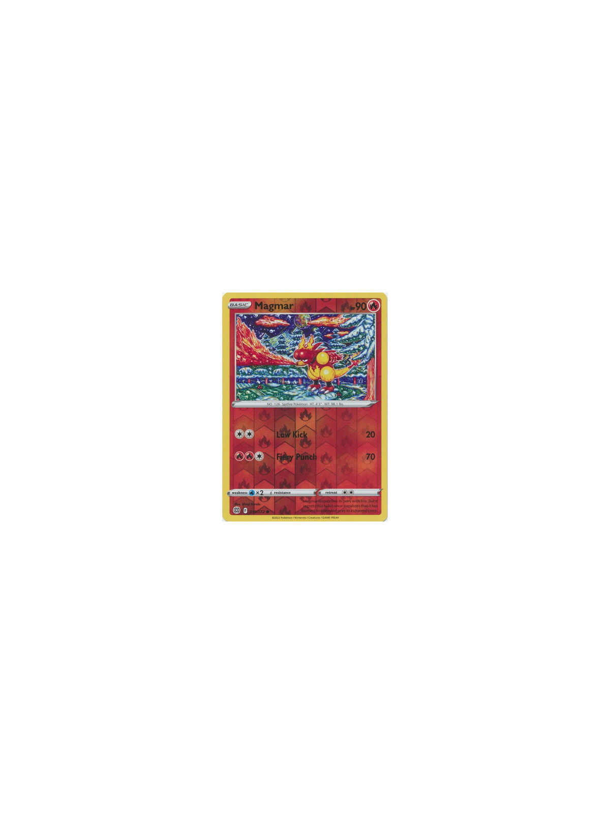 BRS 019 - Magmar - REVERSE HOLO