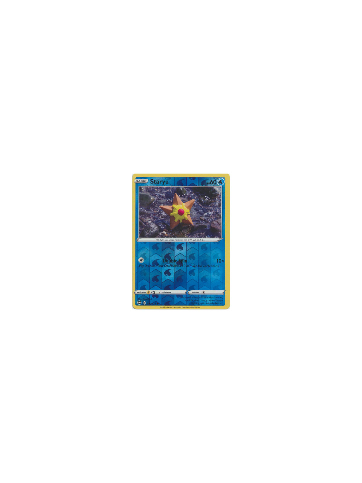 BRS 030 - Staryu - REVERSE HOLO