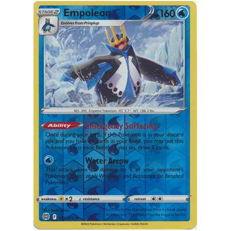 BRS 037 - Empoleon - Reverse HoloBrilliant Stars Brilliant Stars€ 0,99 Brilliant Stars