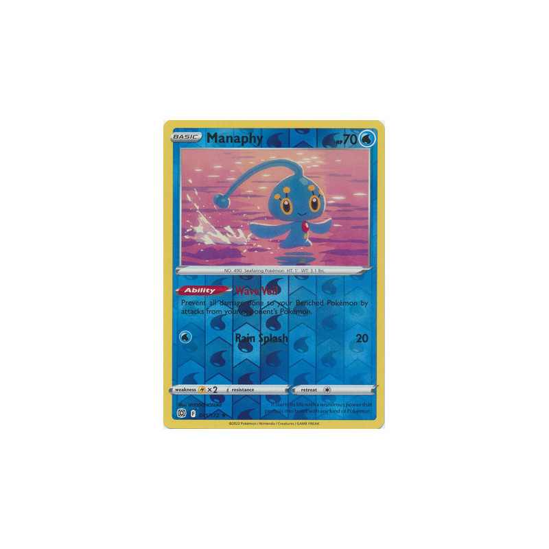 BRS 041 - Manaphy - REVERSE HOLO