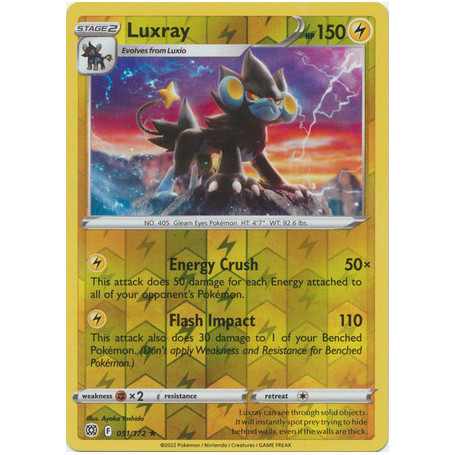 BRS 051 - Luxray - REVERSE HOLO