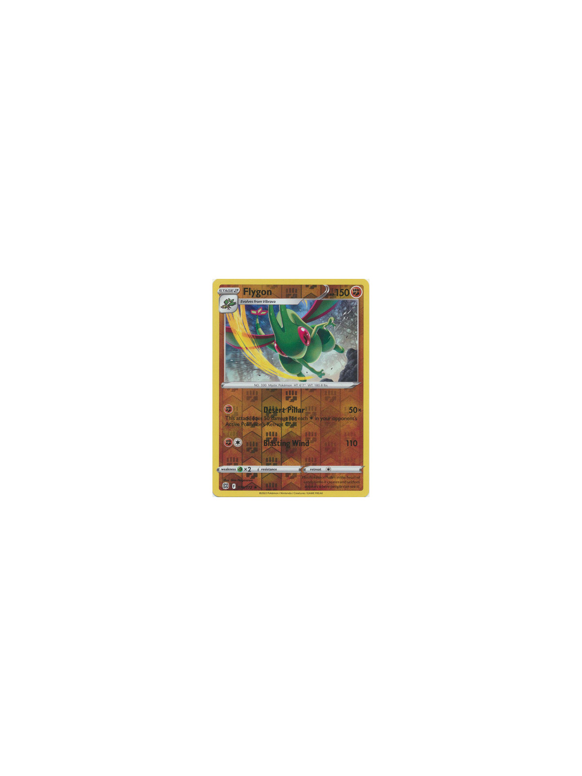 BRS 076 - Flygon - REVERSE HOLO