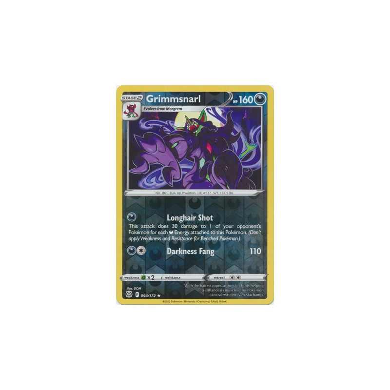 BRS 094 - Grimmsnarl - REVERSE HOLO