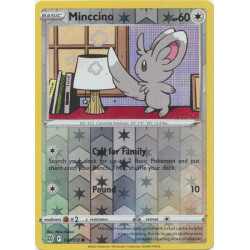 BRS 124 - Minccino - Reverse Holo BRS 124 - Minccino - REVERSE HOLO