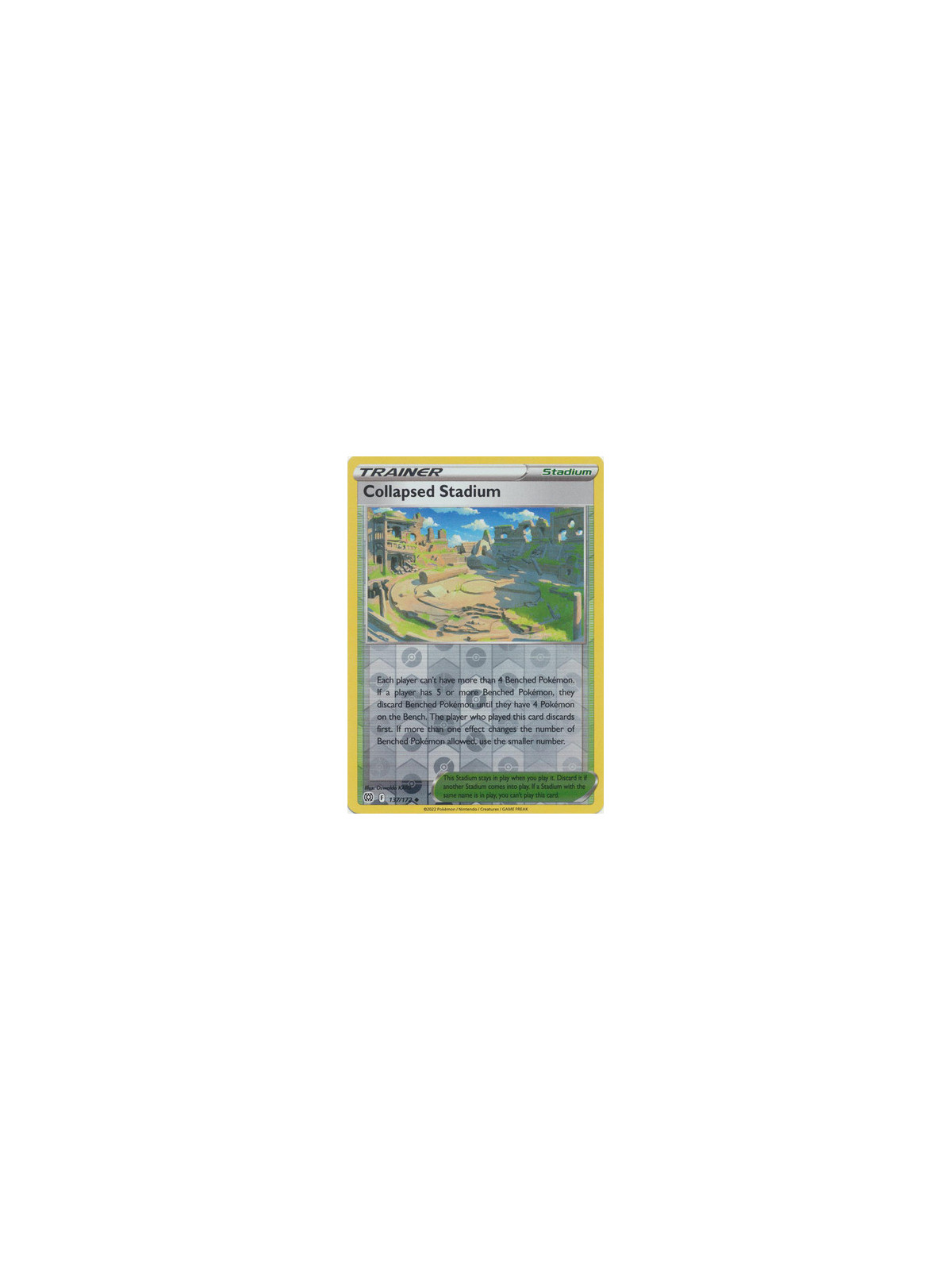 BRS 137 - Collapsed Stadium - REVERSE HOLO