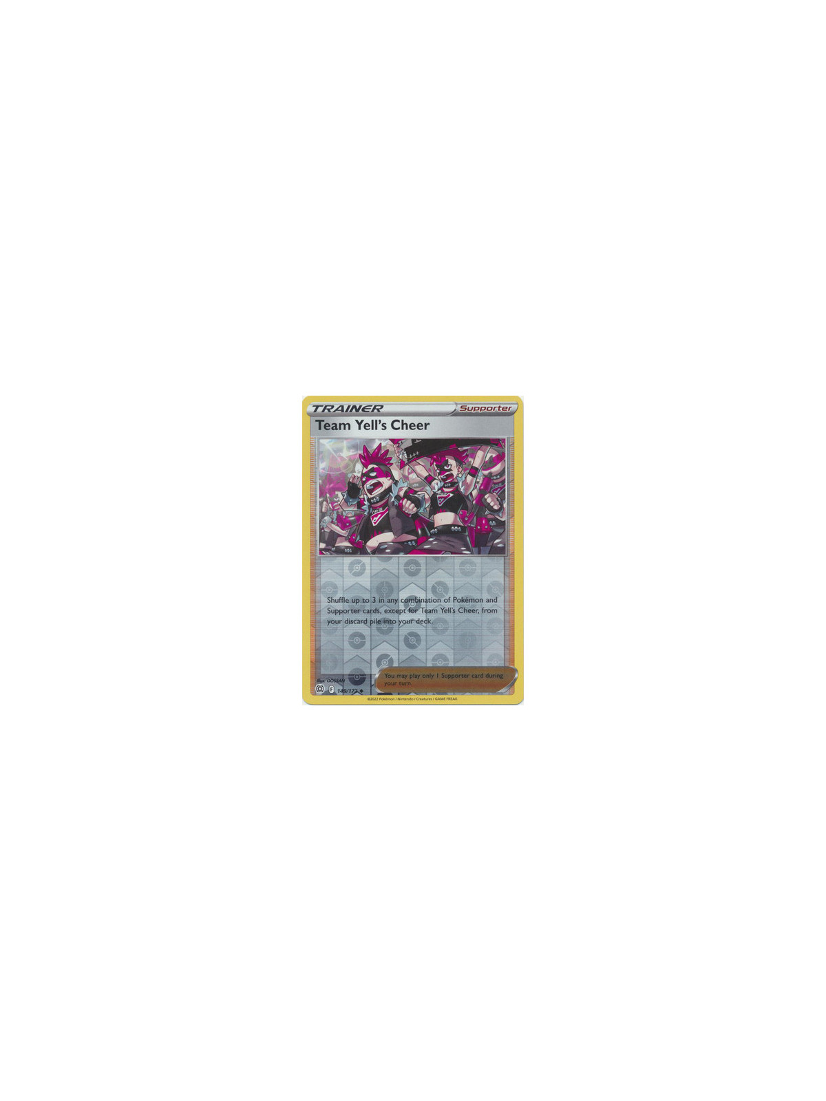 BRS 149 - Team Yell's Cheer - REVERSE HOLO