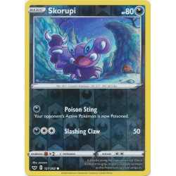 SSH 121 - Skorupi - Reverse Holo SSH 121 - Skorupi - Reverse HoloSword and Shield Sword & Shield€ 0,30 Sword and Shield