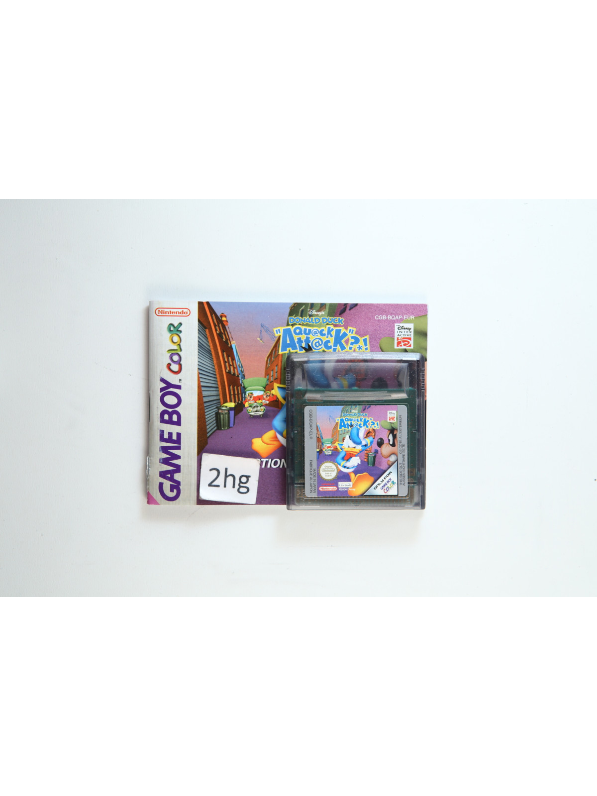 Disney's Donald Duck Qu@ck Att@ck! (CIB)Game Boy Color spellen met doosje € 12,50 Game Boy Color spellen met doosje
