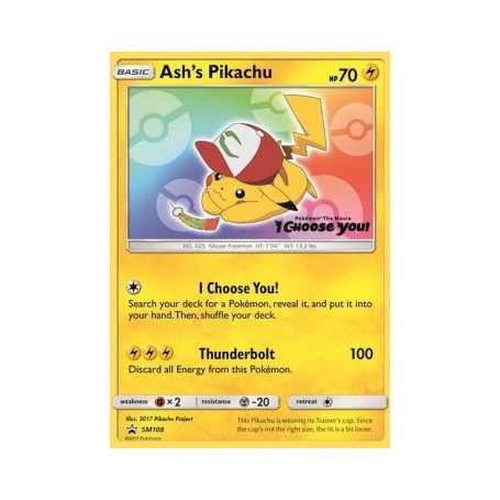 Ash's Pikachu (SM 108)