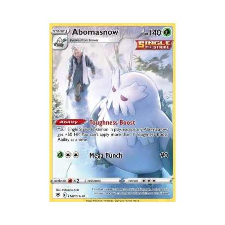 Abomasnow Astral Radiance Pokemon Card