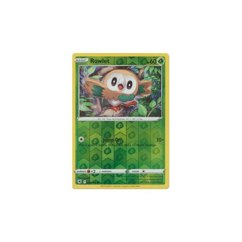 ASR 019 Rowlet Reverse Holo