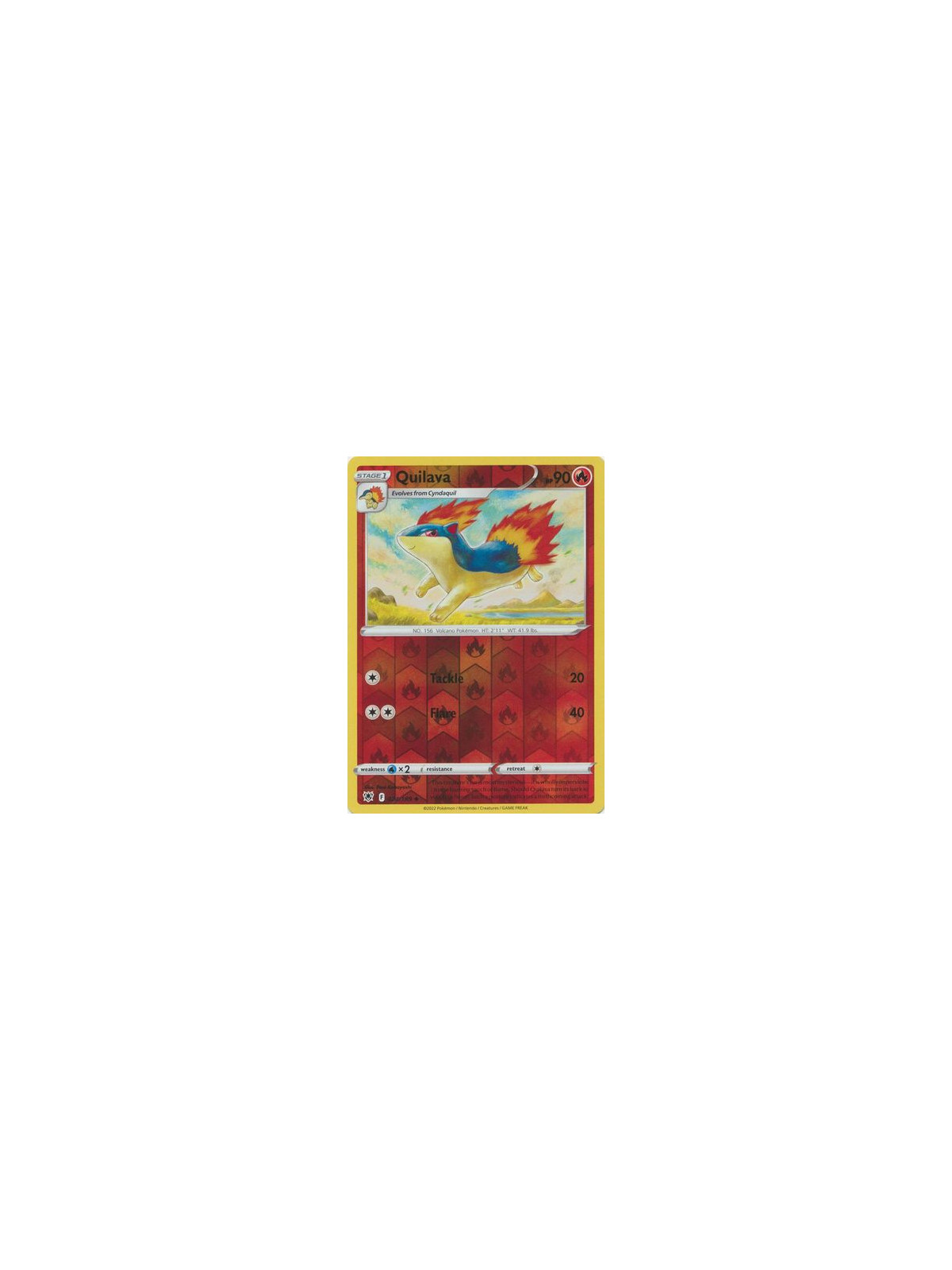 ASR 024 - Quilava - Reverse Holo