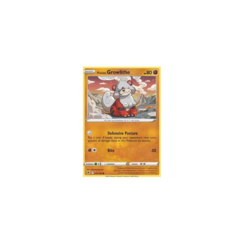 hisuian growlithe pokemon card 401 Games Canada - Flareon - 2/17 main image 1