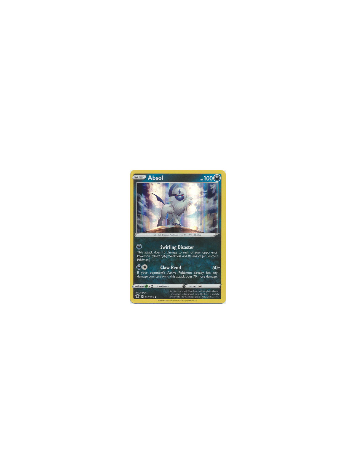 ASR 097 - Absol - Holo