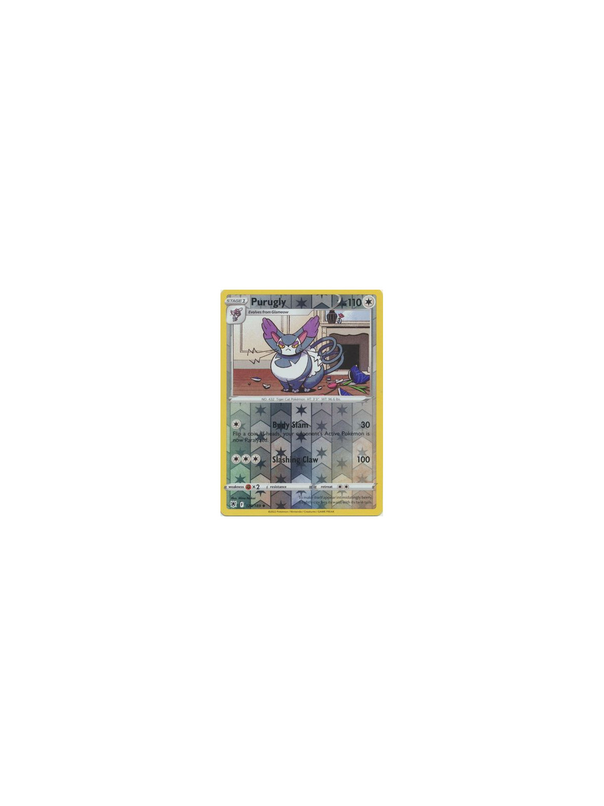 ASR 128 - Purugly - Reverse Holo
